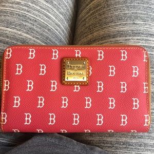 Dooney & Bourke Boston Red Sox Wristlet.